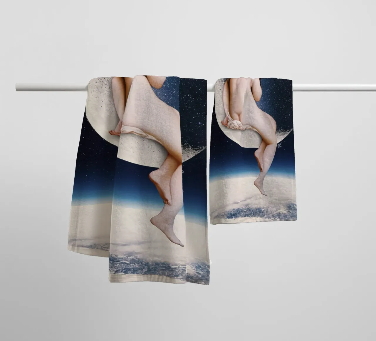 Moonwatcher towel by Paste in Place