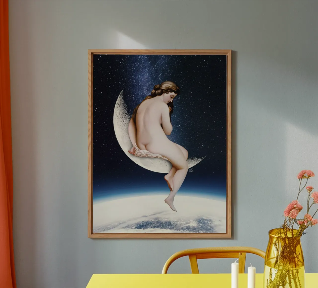 Osservatore della luna pannello forex da Paste in Place