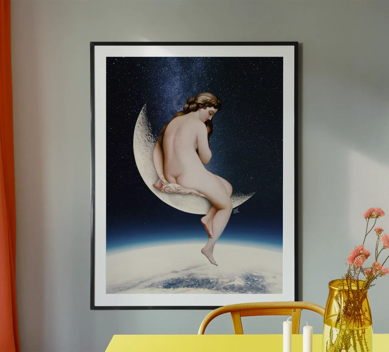 Moonwatcher poster van Paste in Place