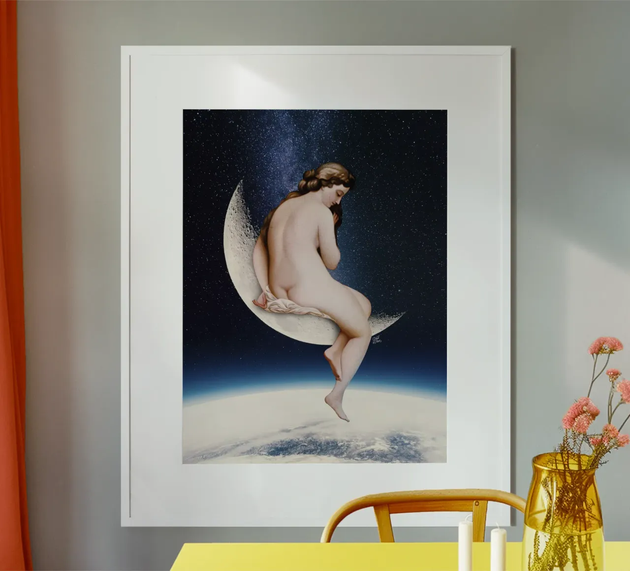 Moonwatcher poster van Paste in Place