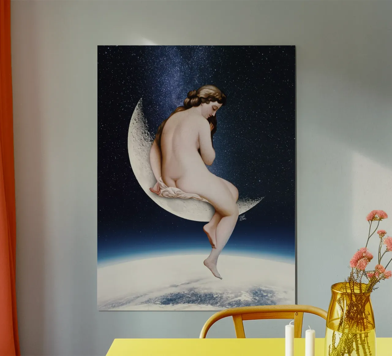 Moonwatcher poster van Paste in Place