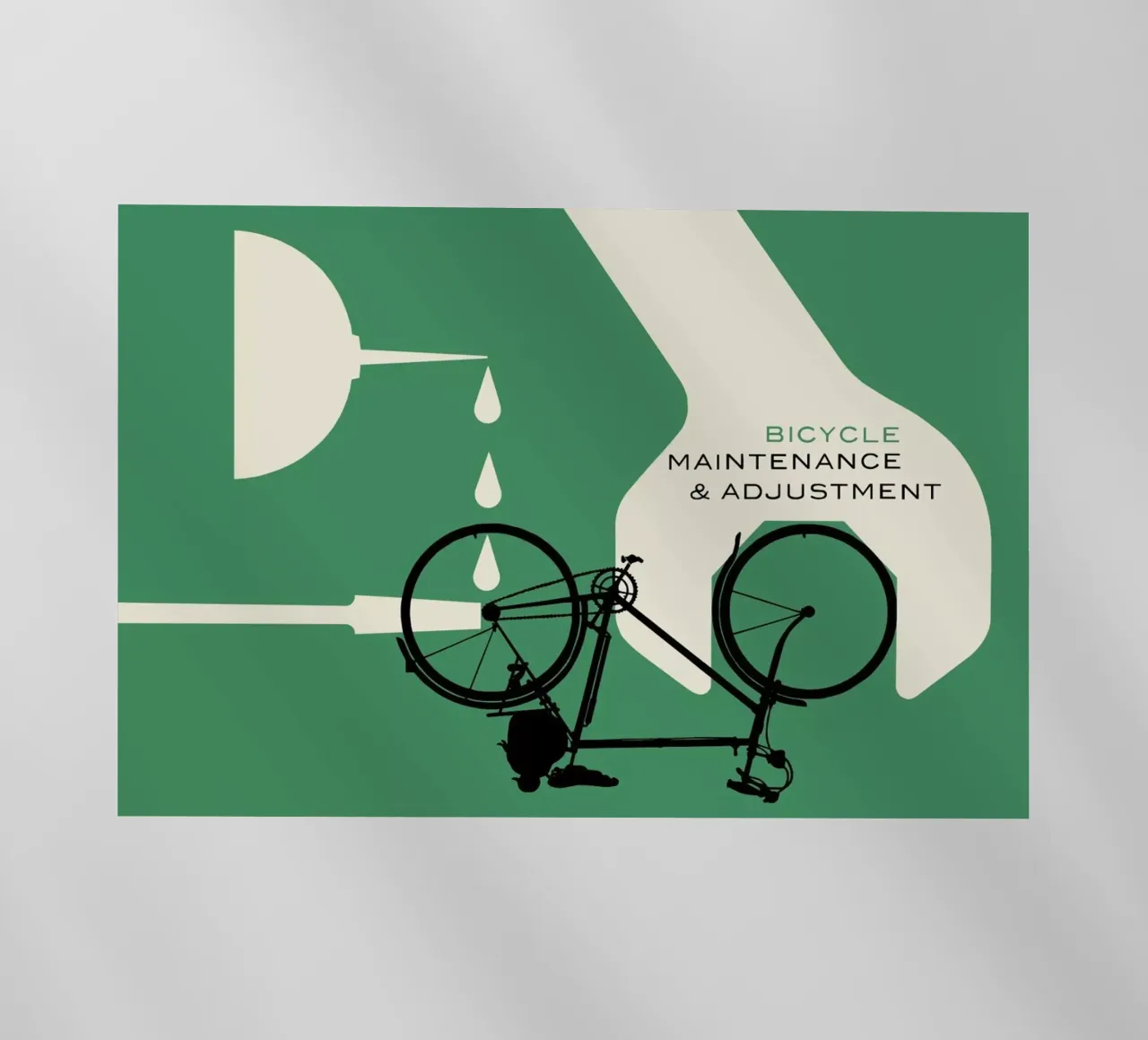 Bicycle Maintenance and Adjustment pellicola backlit da Hemingway Design