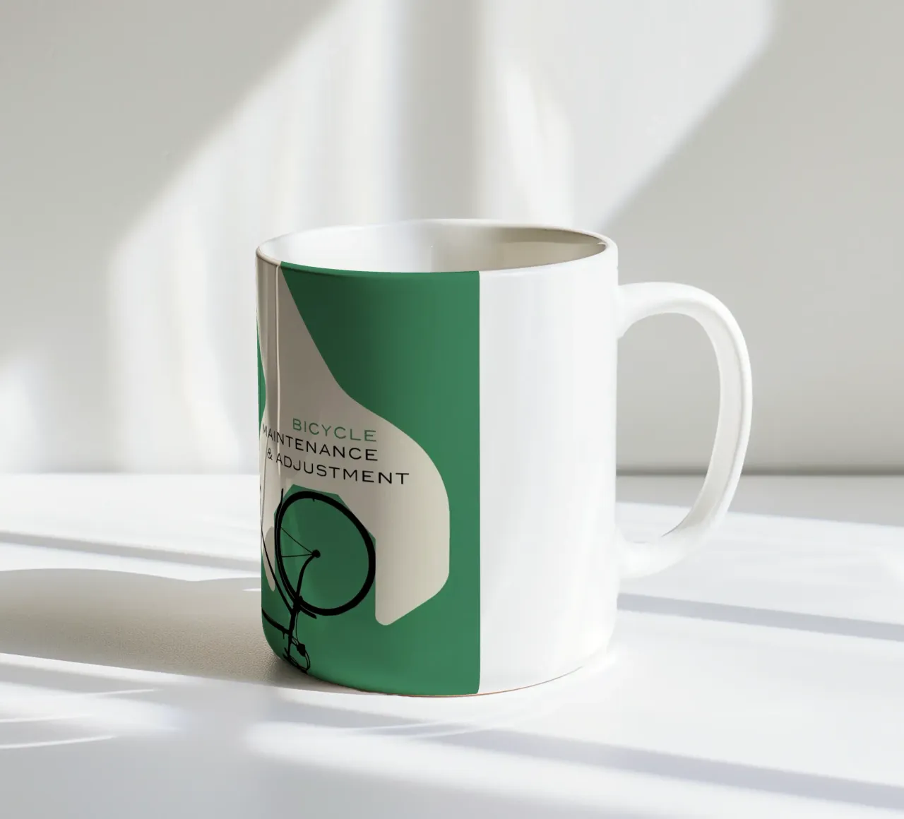 Bicycle Maintenance and Adjustment tazza in ceramica da Hemingway Design