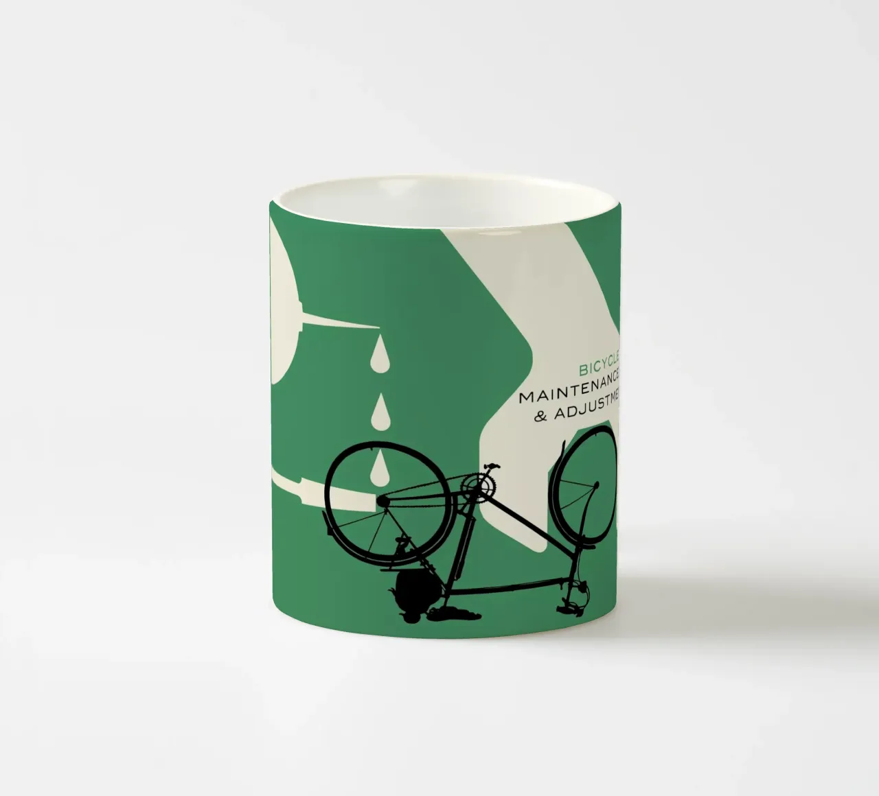 Bicycle Maintenance and Adjustment tazza in ceramica da Hemingway Design