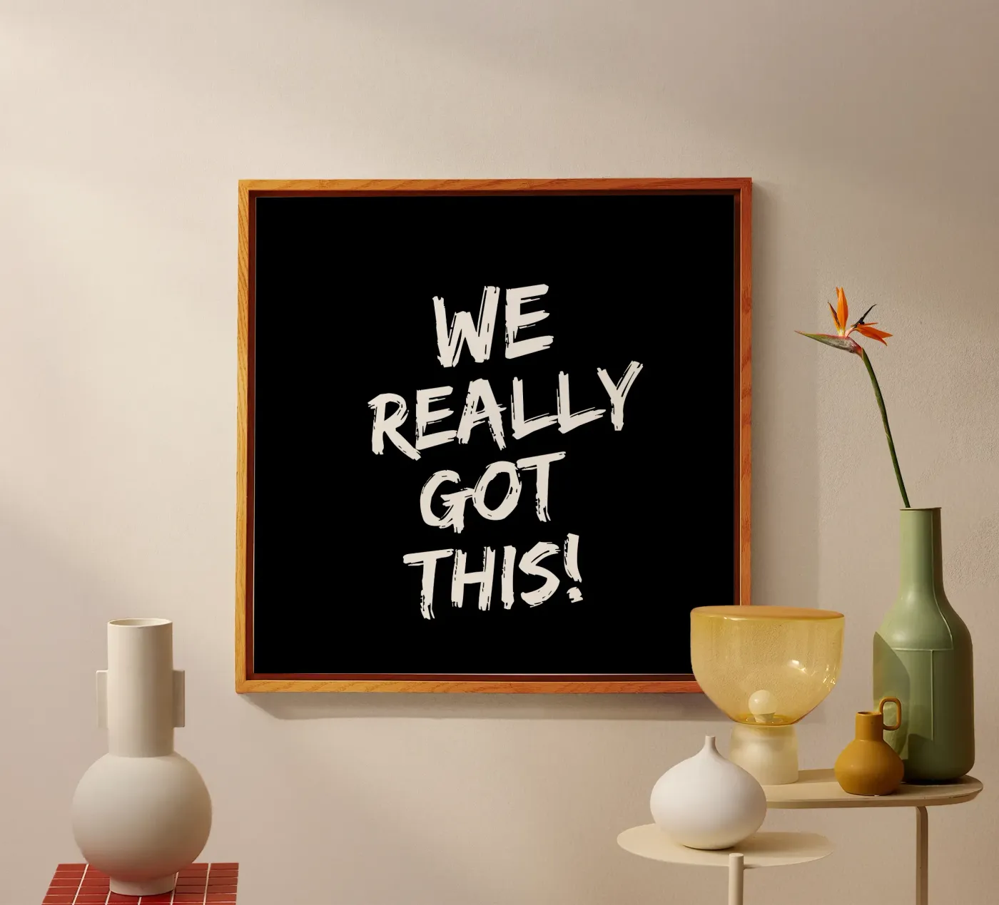 We really got this Acryl-Glas von happieeagle