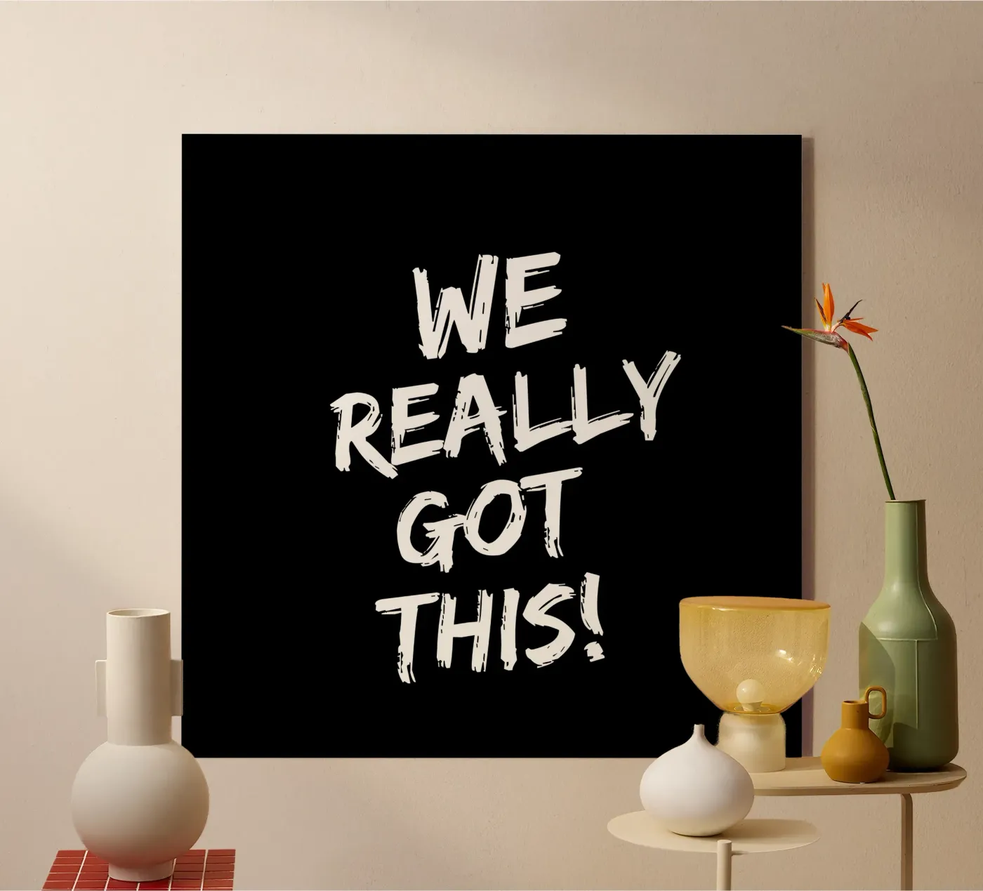 We really got this Acryl-Glas von happieeagle