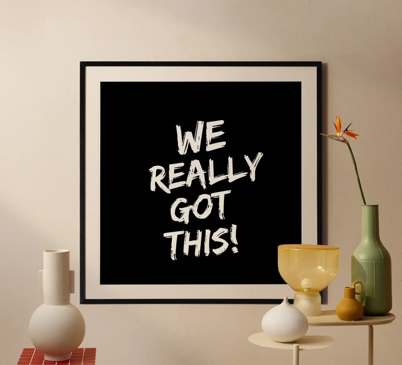 We really got this poster con telaio in alluminio da happieeagle