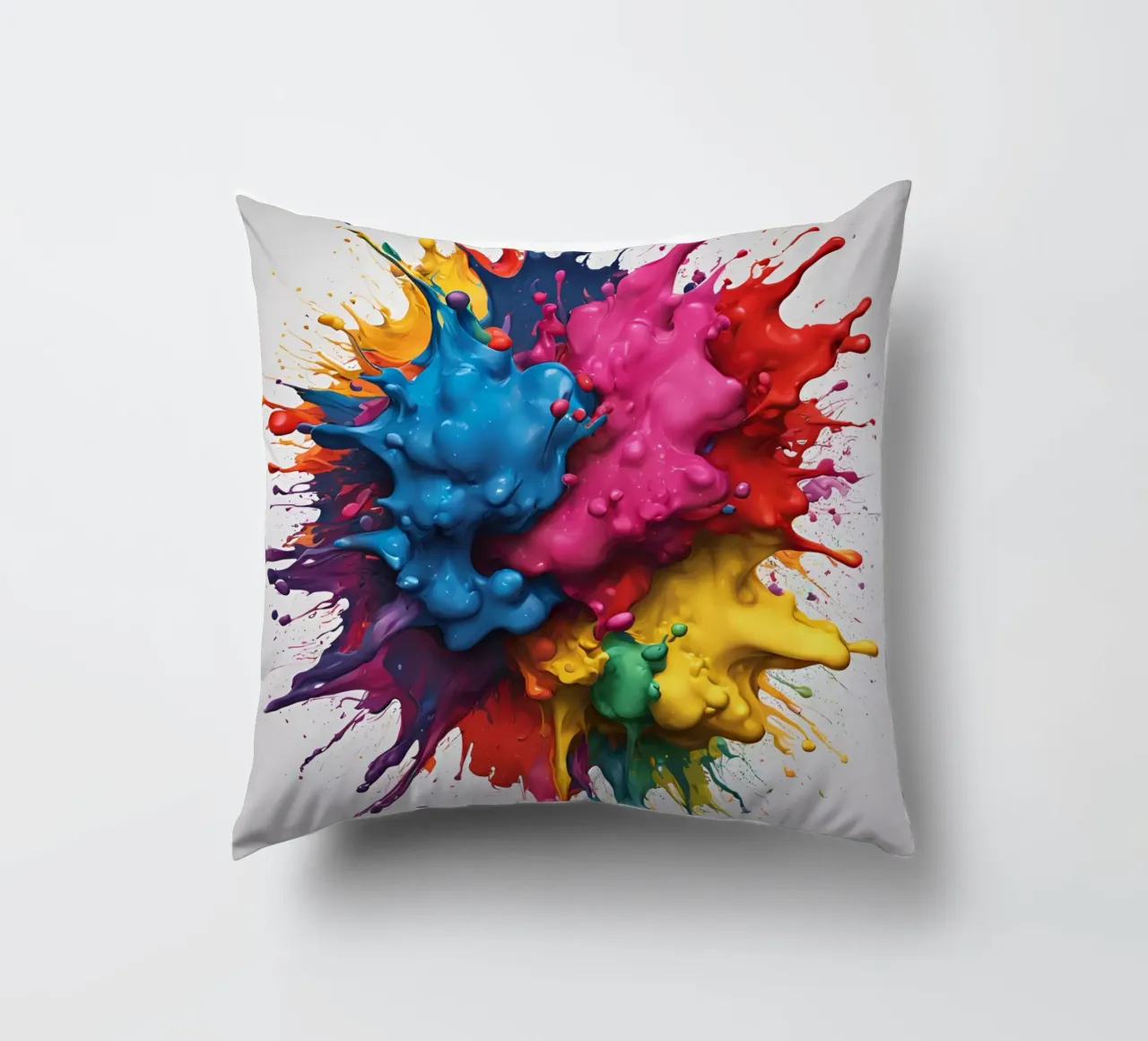 éclat de peinture 1 coussin de Rezh creations