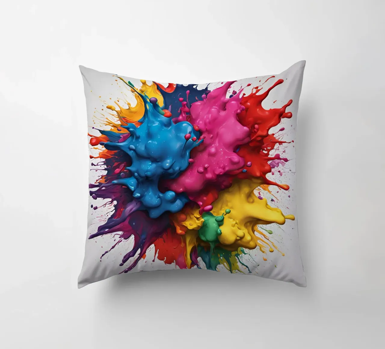 éclat de peinture 1 coussin de Rezh creations