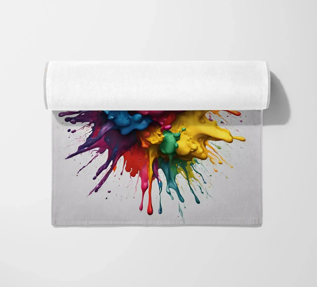 paint chip 1 beach towel by Rezh creations