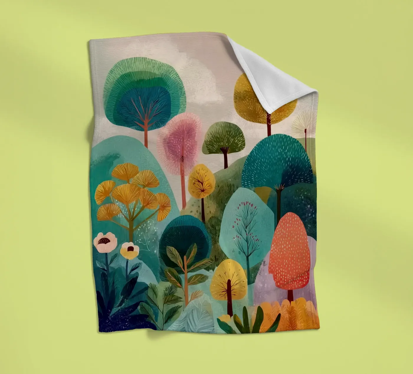Candy Forest Fleecedecke von Amelie Rose