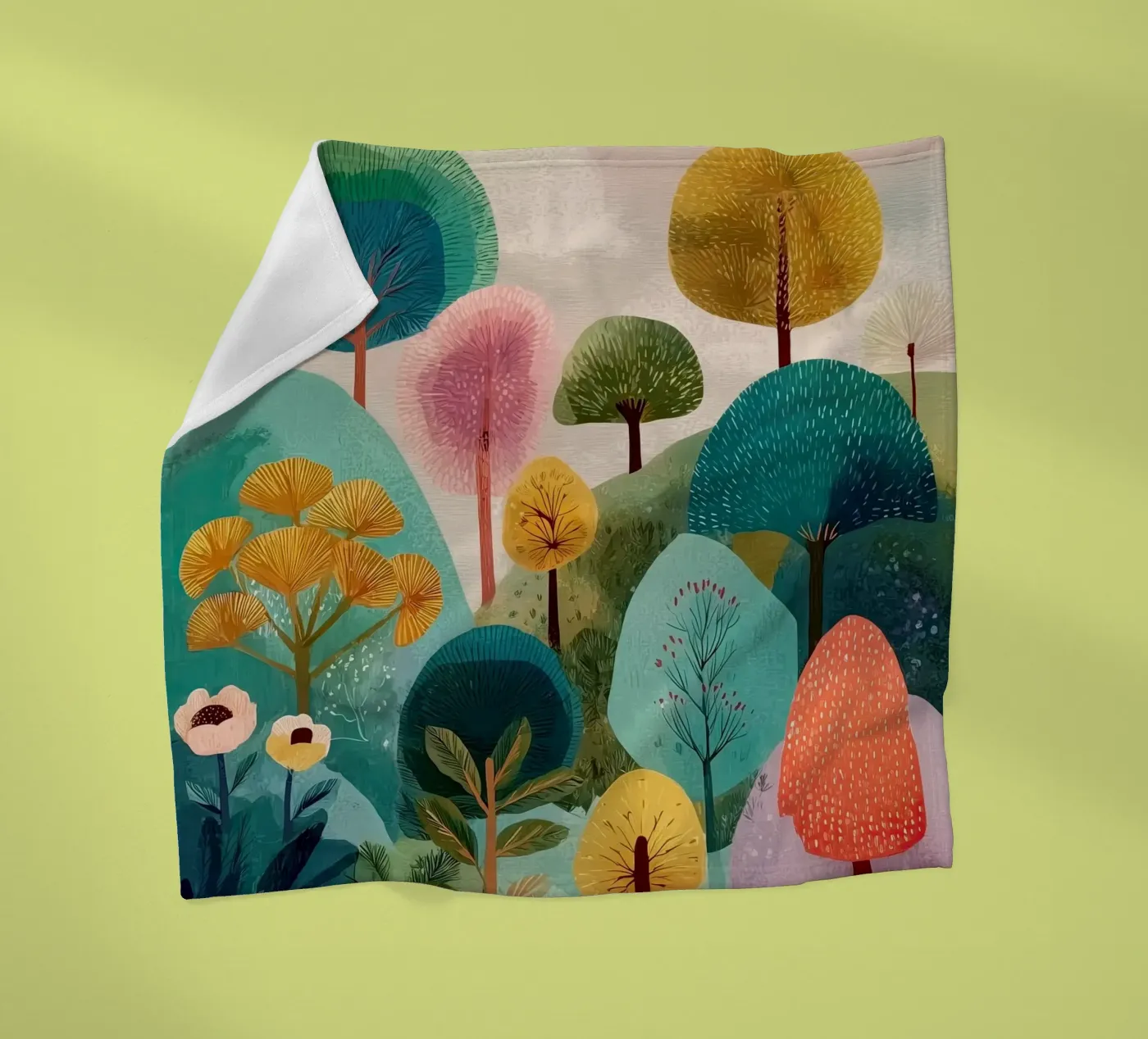 Candy Forest Fleecedecke von Amelie Rose