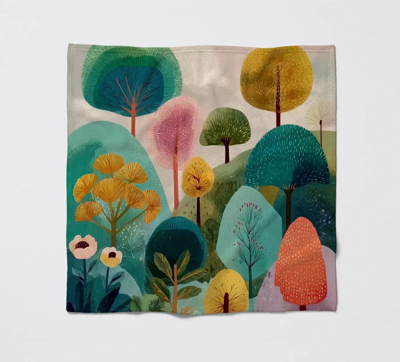 Candy Forest Fleecedecke von Amelie Rose