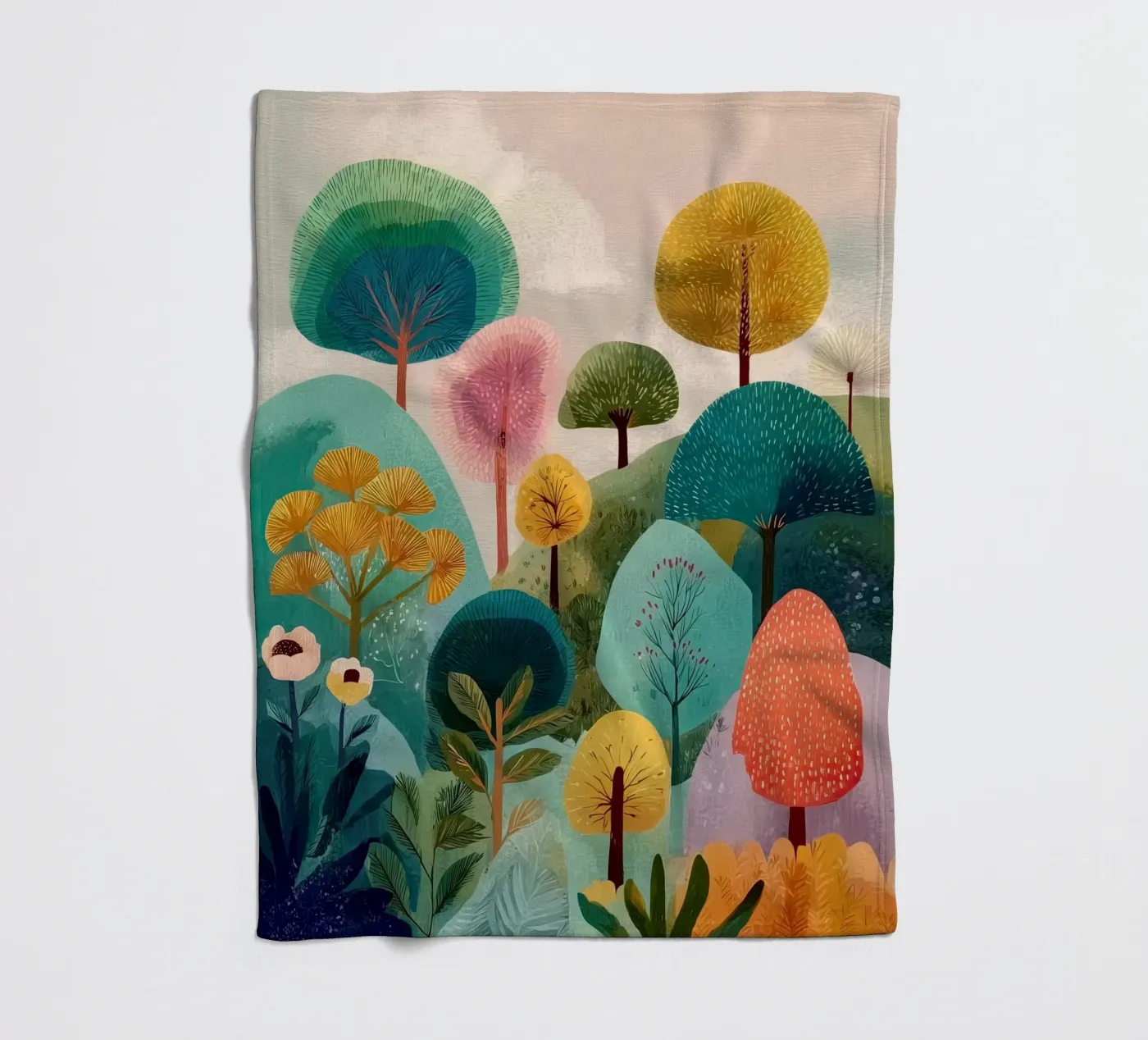 Candy Forest Fleecedecke von Amelie Rose