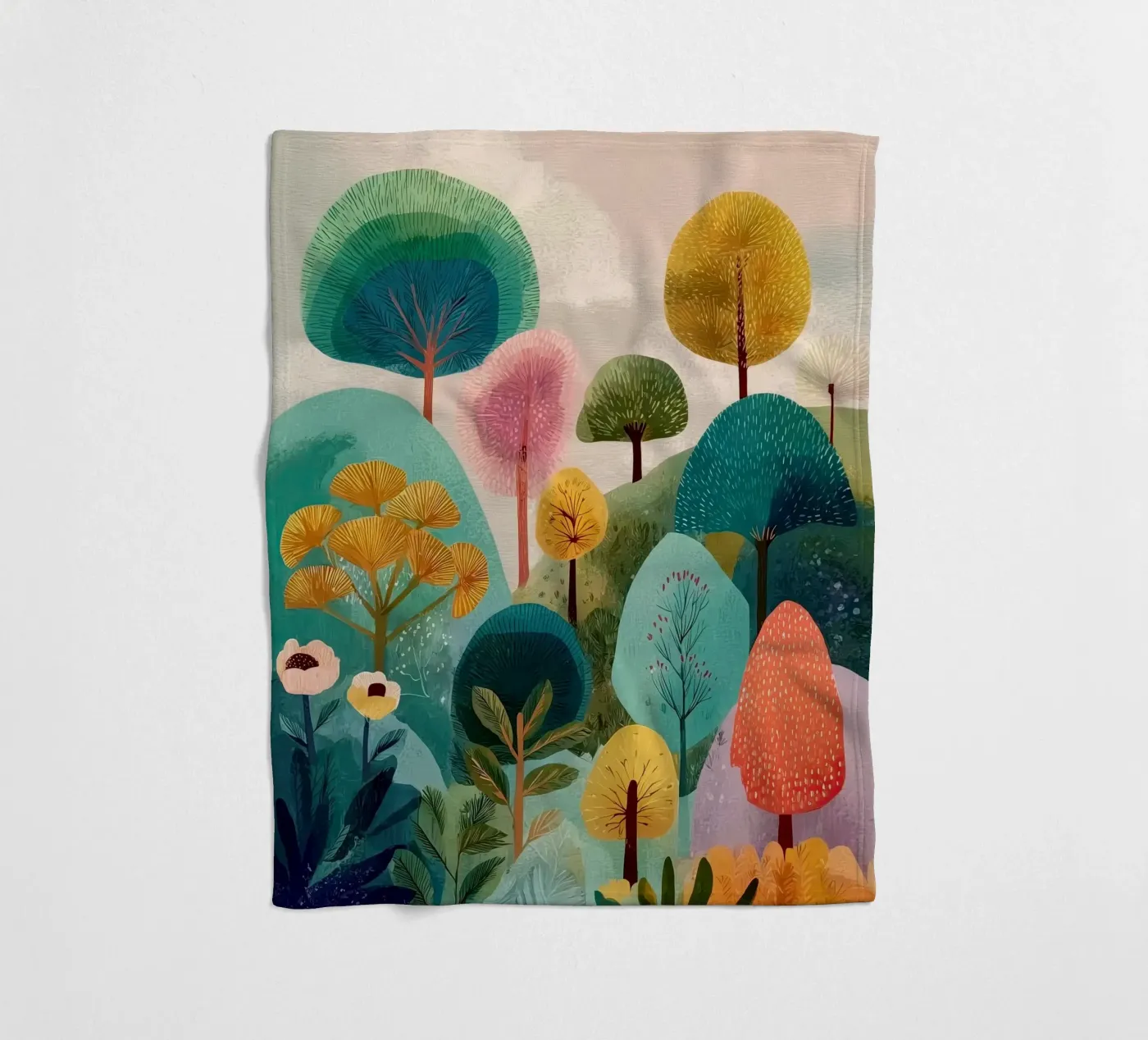 Candy Forest Fleecedecke von Amelie Rose