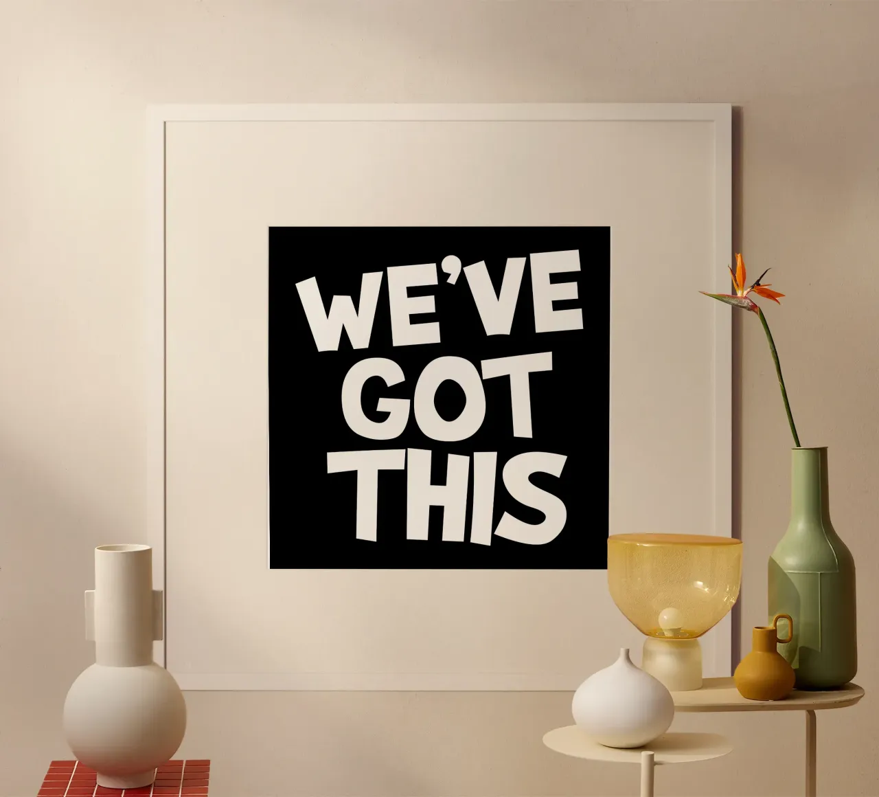 We've got this poster con telaio in alluminio da happieeagle