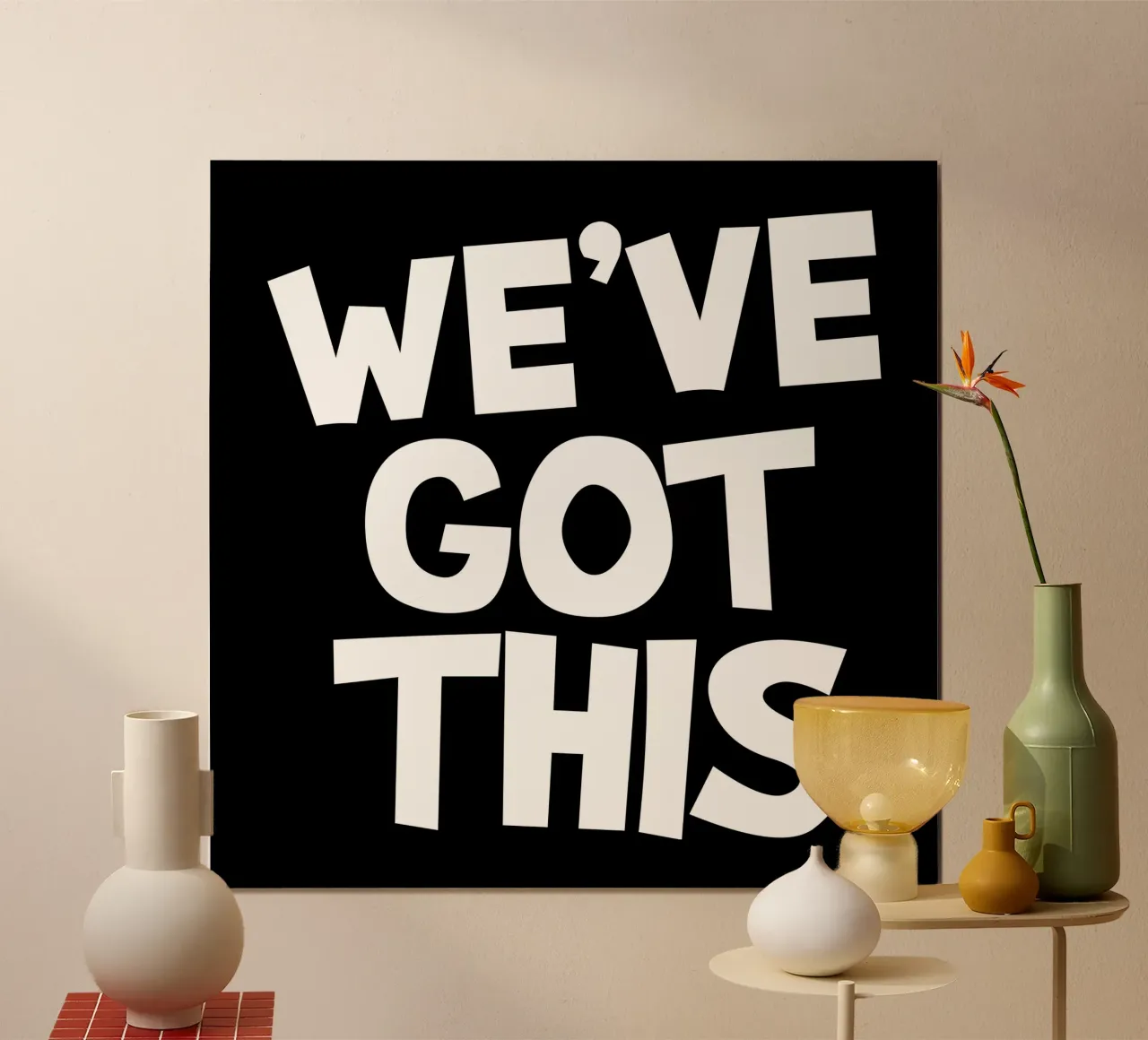 We've got this poster con telaio in alluminio da happieeagle