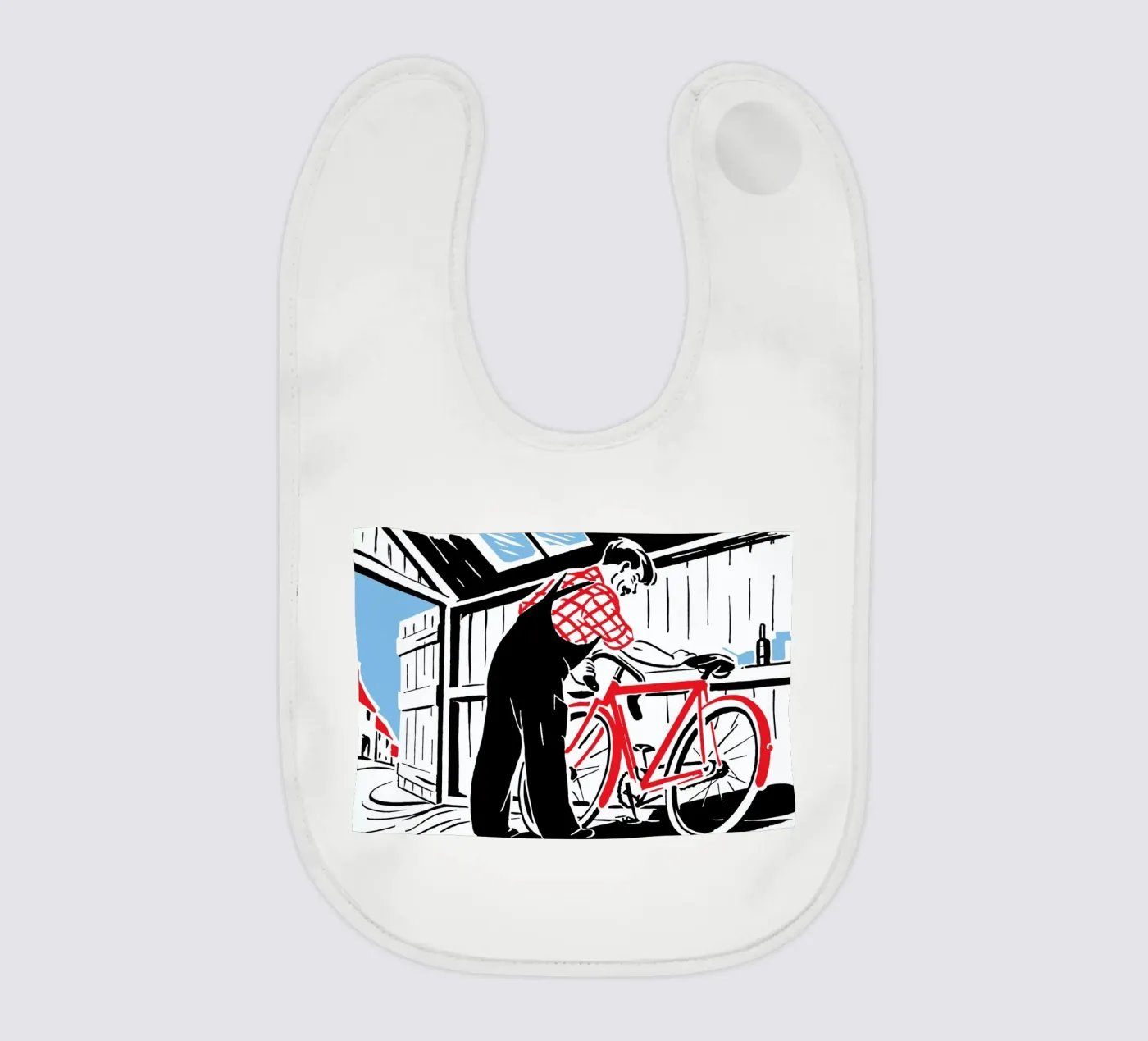 Red Bike bavaglino da Hemingway Design