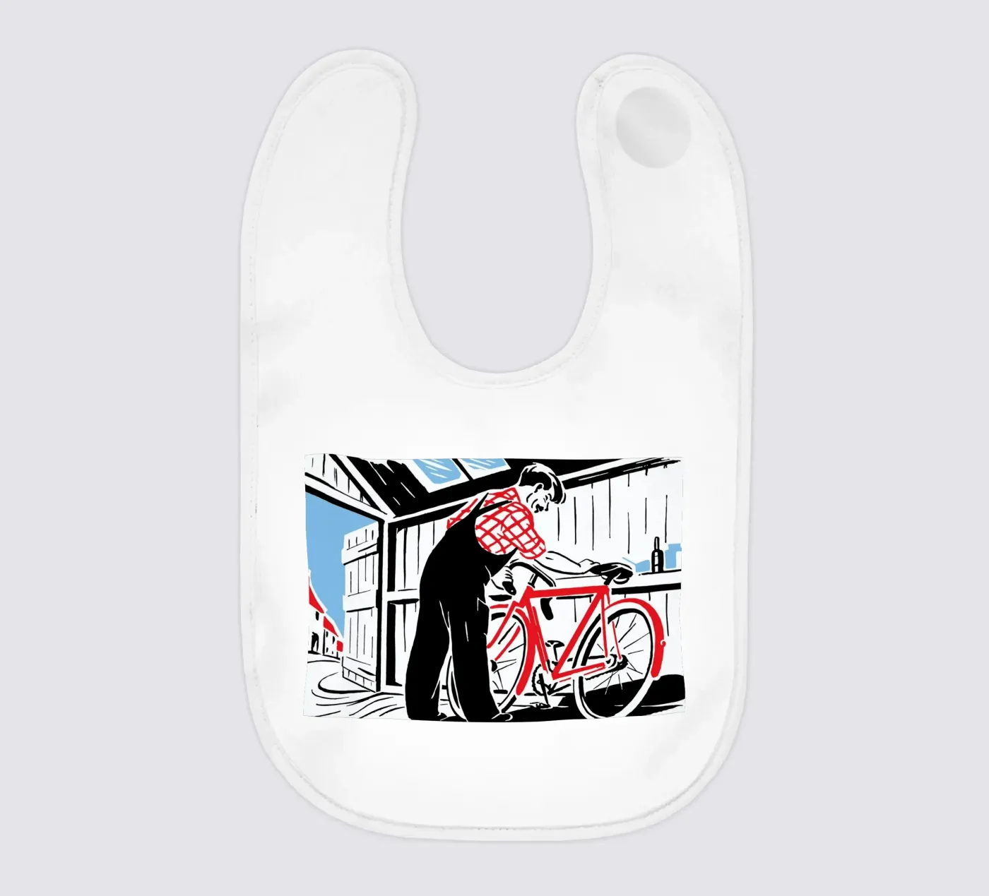 Red Bike bavaglino da Hemingway Design