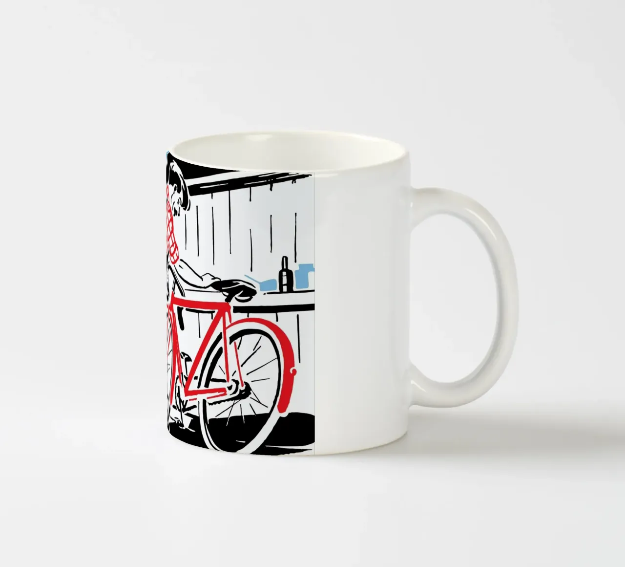 Red Bike tazza in ceramica da Hemingway Design
