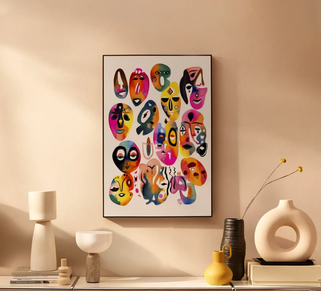 Masks acrylic glass by treechild