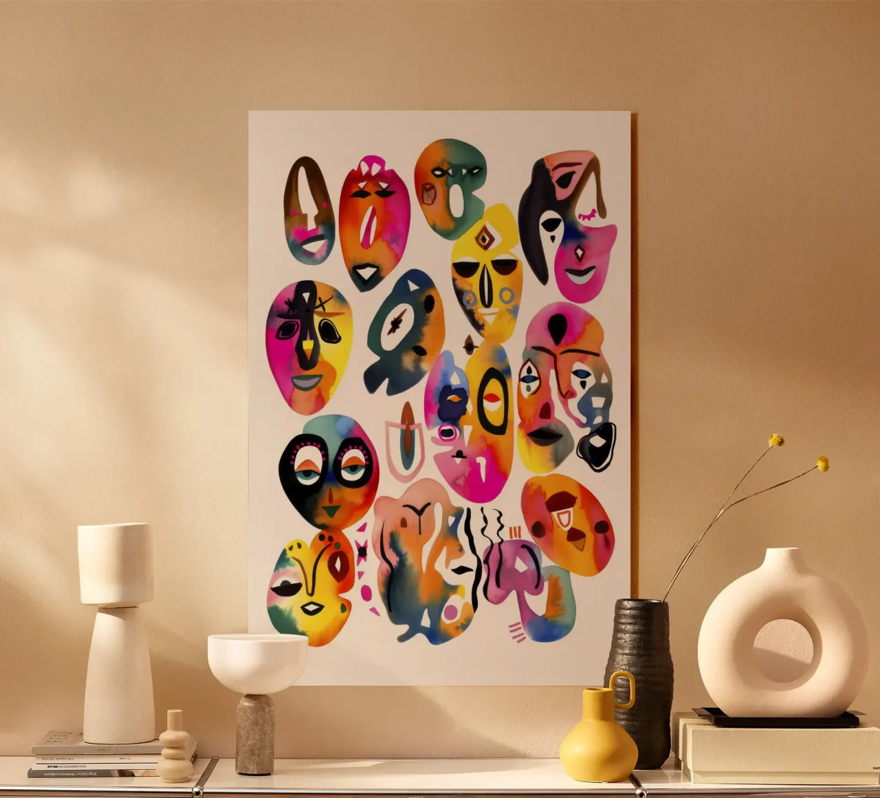 Masks acrylic glass by treechild