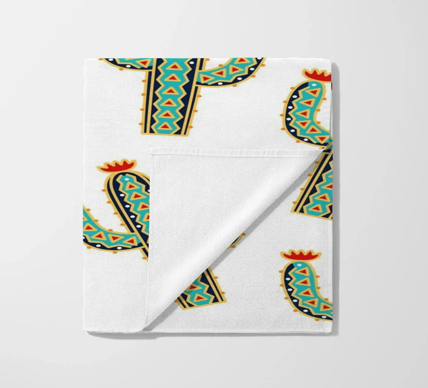 Cute cactus pattern telo mare da Happypatterns