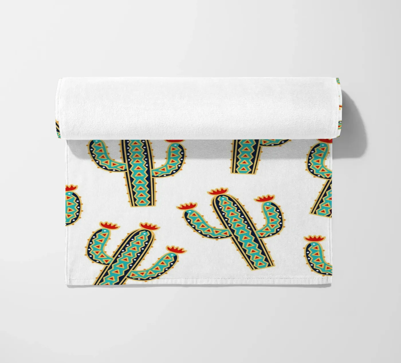 Cute cactus pattern telo mare da Happypatterns