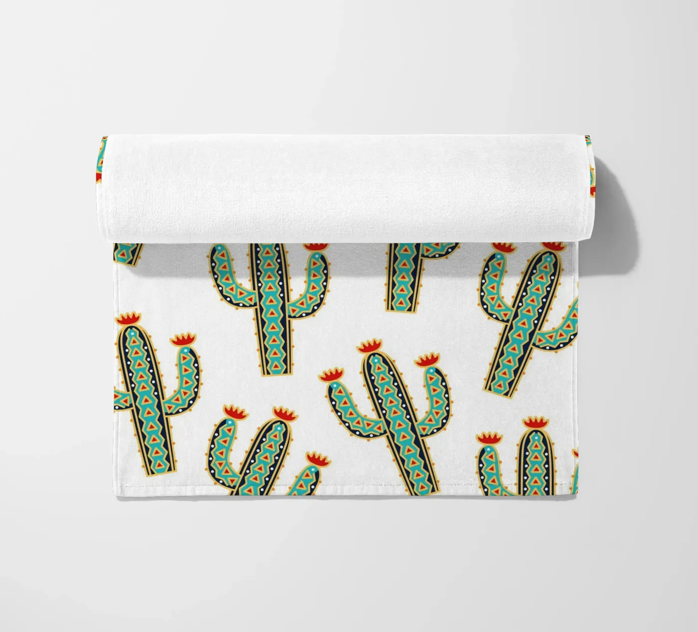 Cute cactus pattern telo mare da Happypatterns