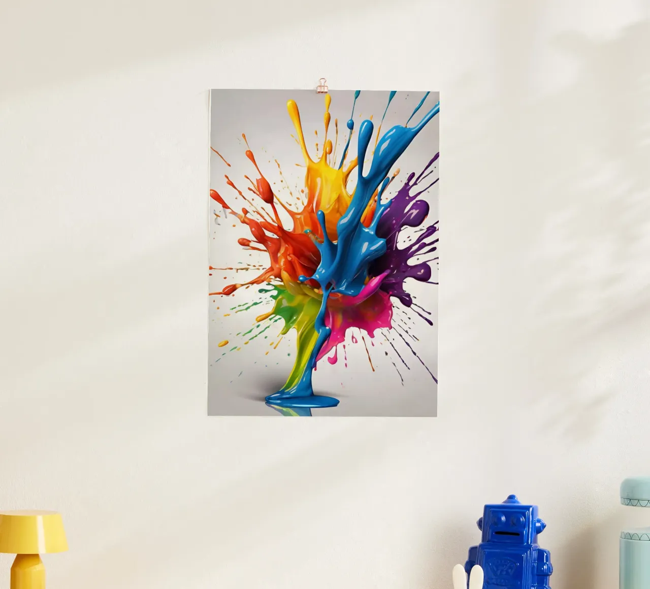 truciolo di vernice 4 poster con telaio in plastica da Rezh creations