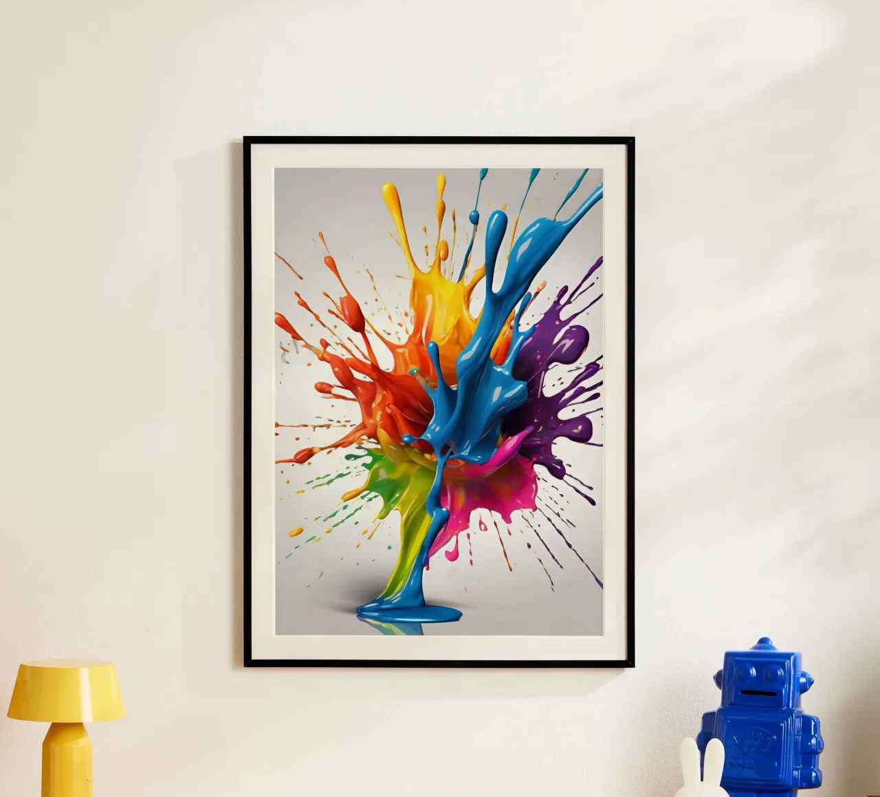 truciolo di vernice 4 poster con telaio in plastica da Rezh creations