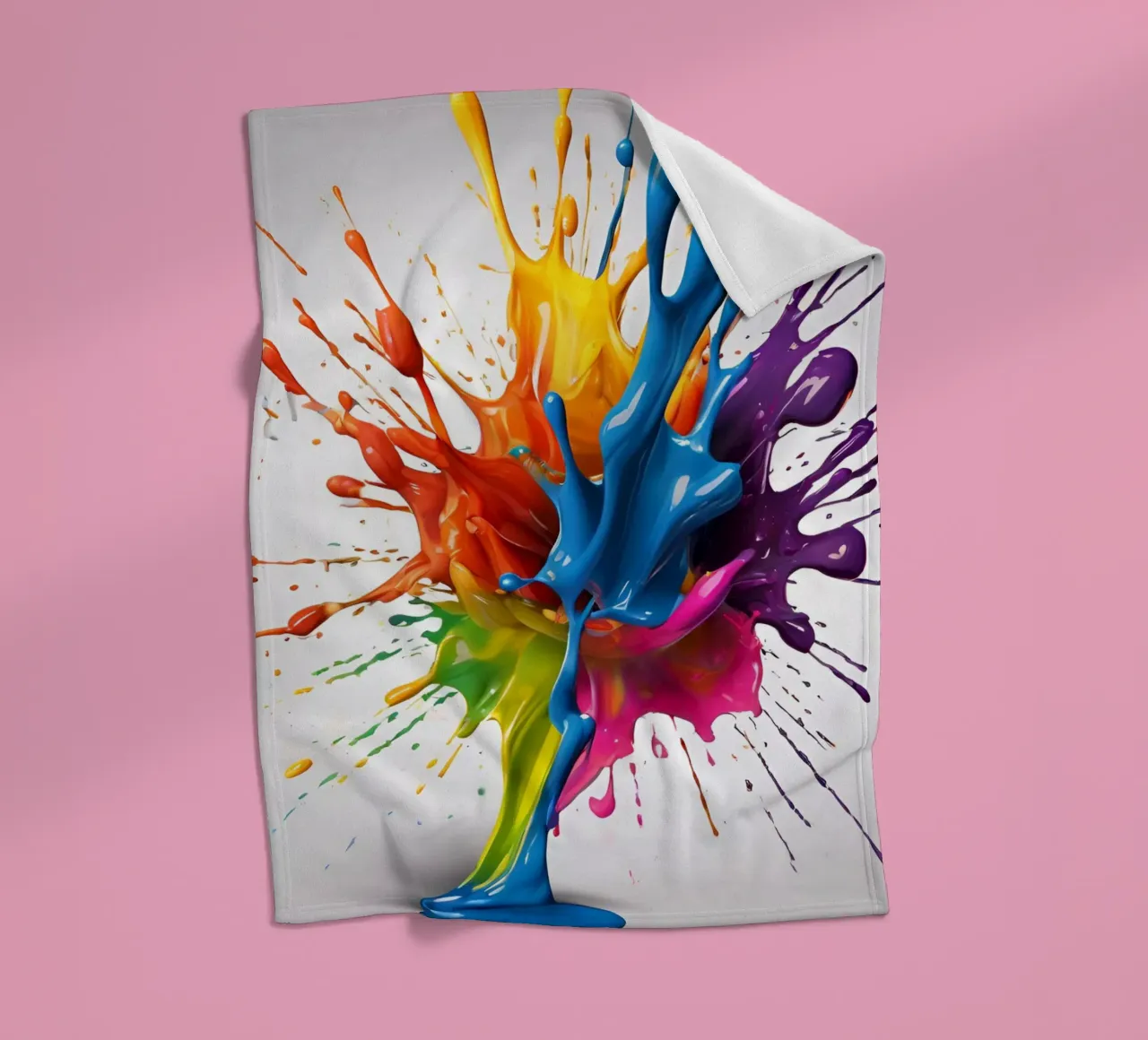paint chip 4 fleece blanket by Rezh creations