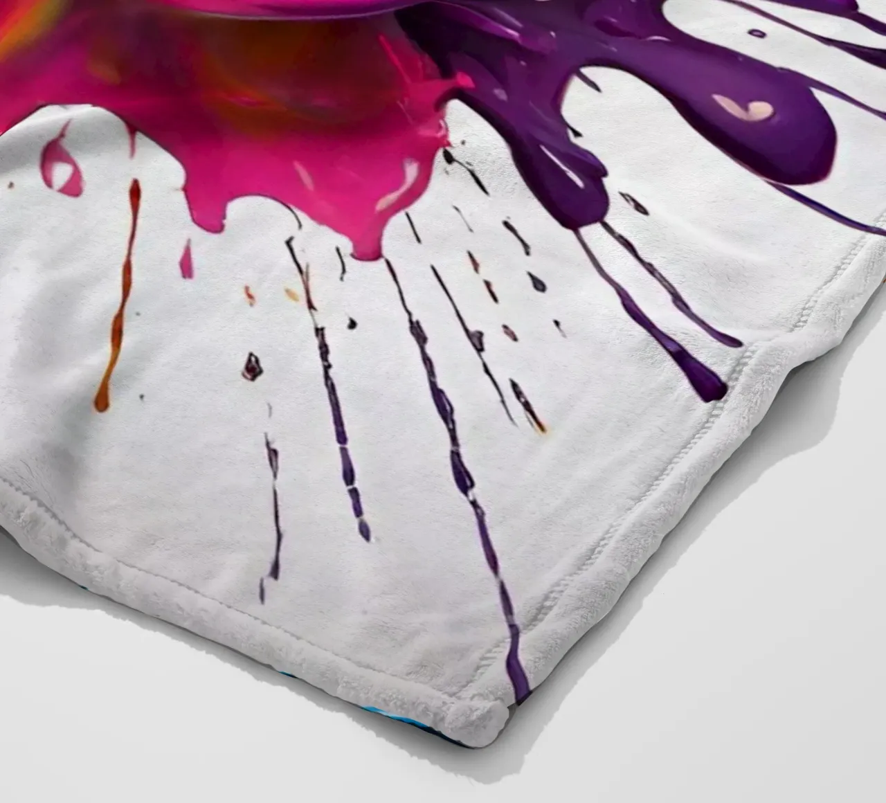paint chip 4 fleece blanket by Rezh creations