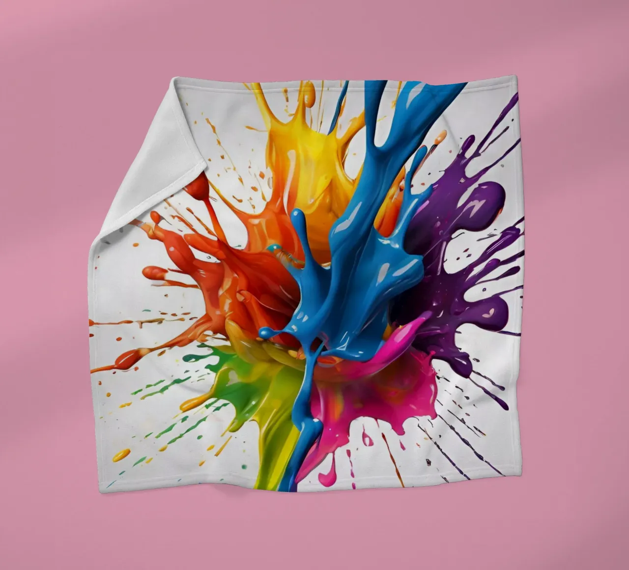 paint chip 4 fleece blanket by Rezh creations