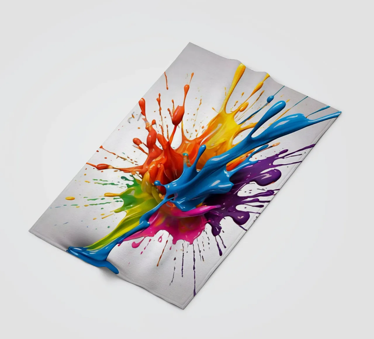 paint chip 4 fleece blanket by Rezh creations