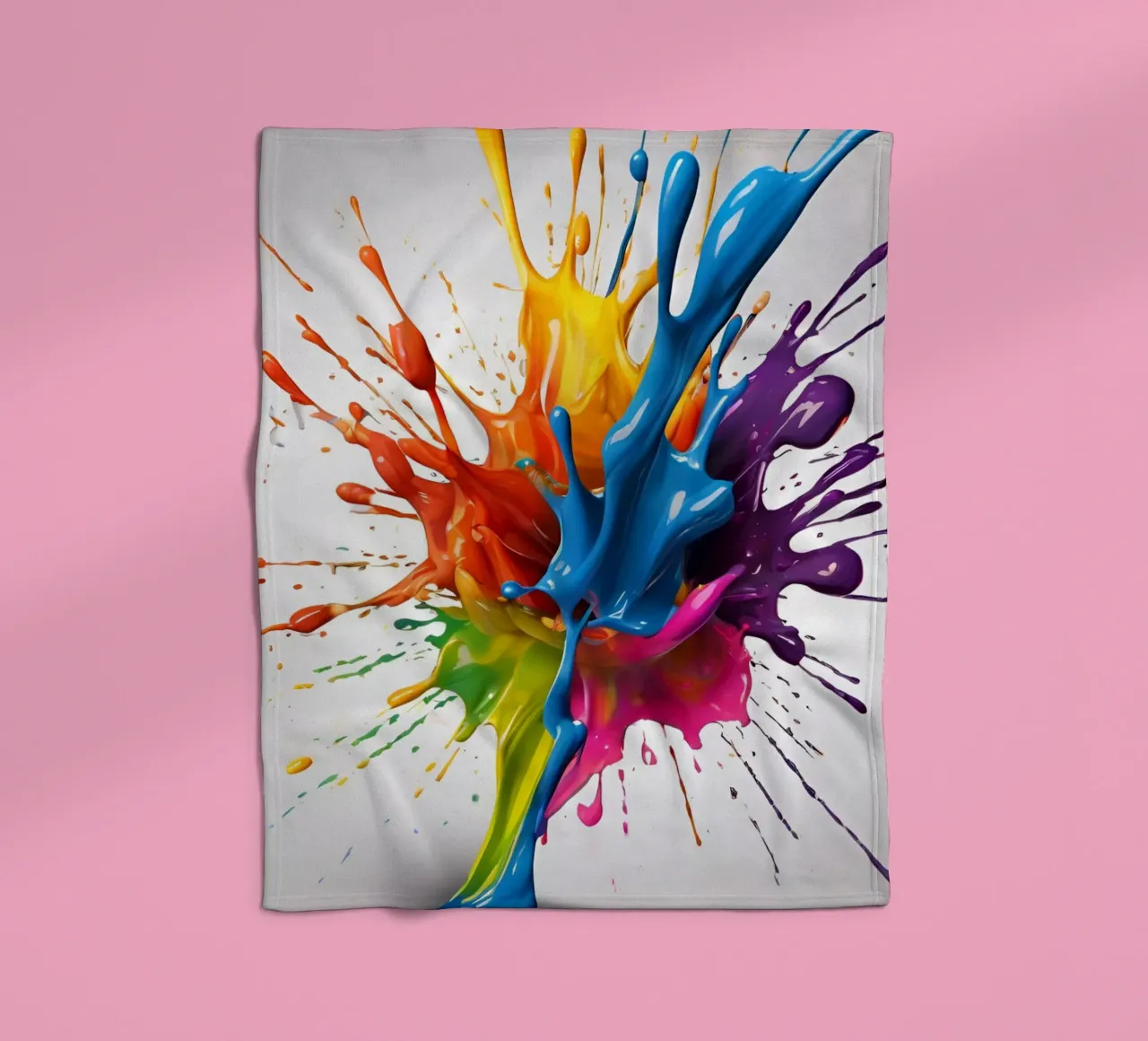 paint chip 4 fleece blanket by Rezh creations