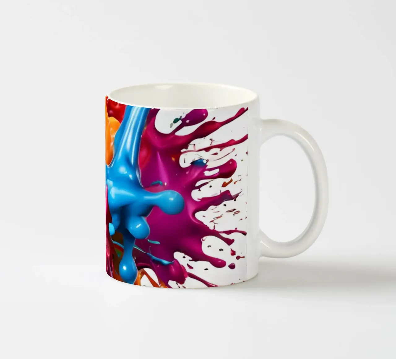 scheggia di vernice 5 tazza in ceramica da Rezh creations