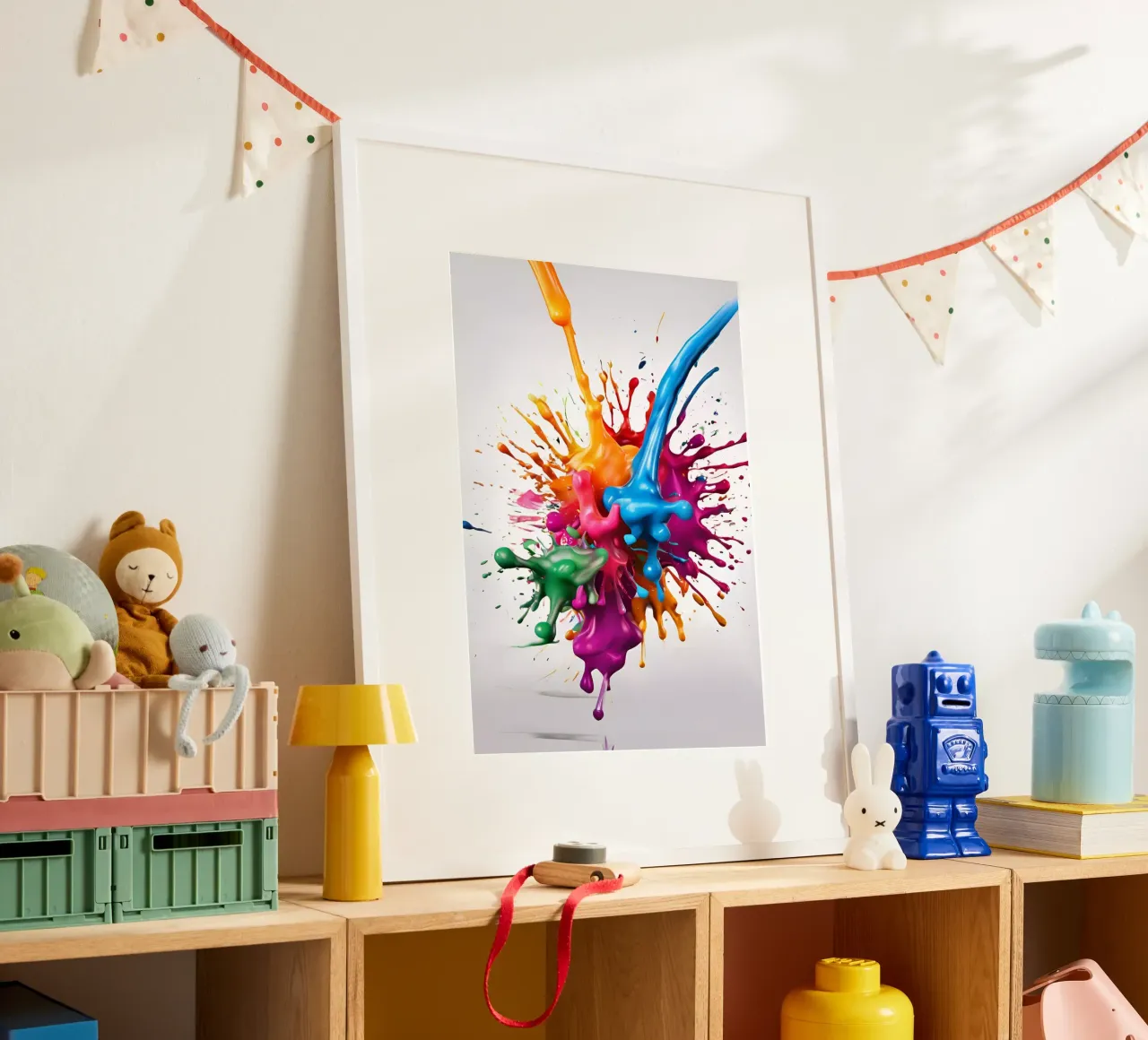 paint chip 5 poster by Rezh creations
