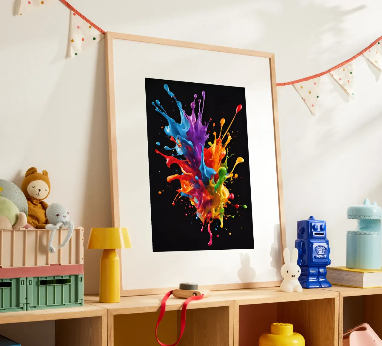 truciolo di vernice 6 poster con telaio in plastica da Rezh creations