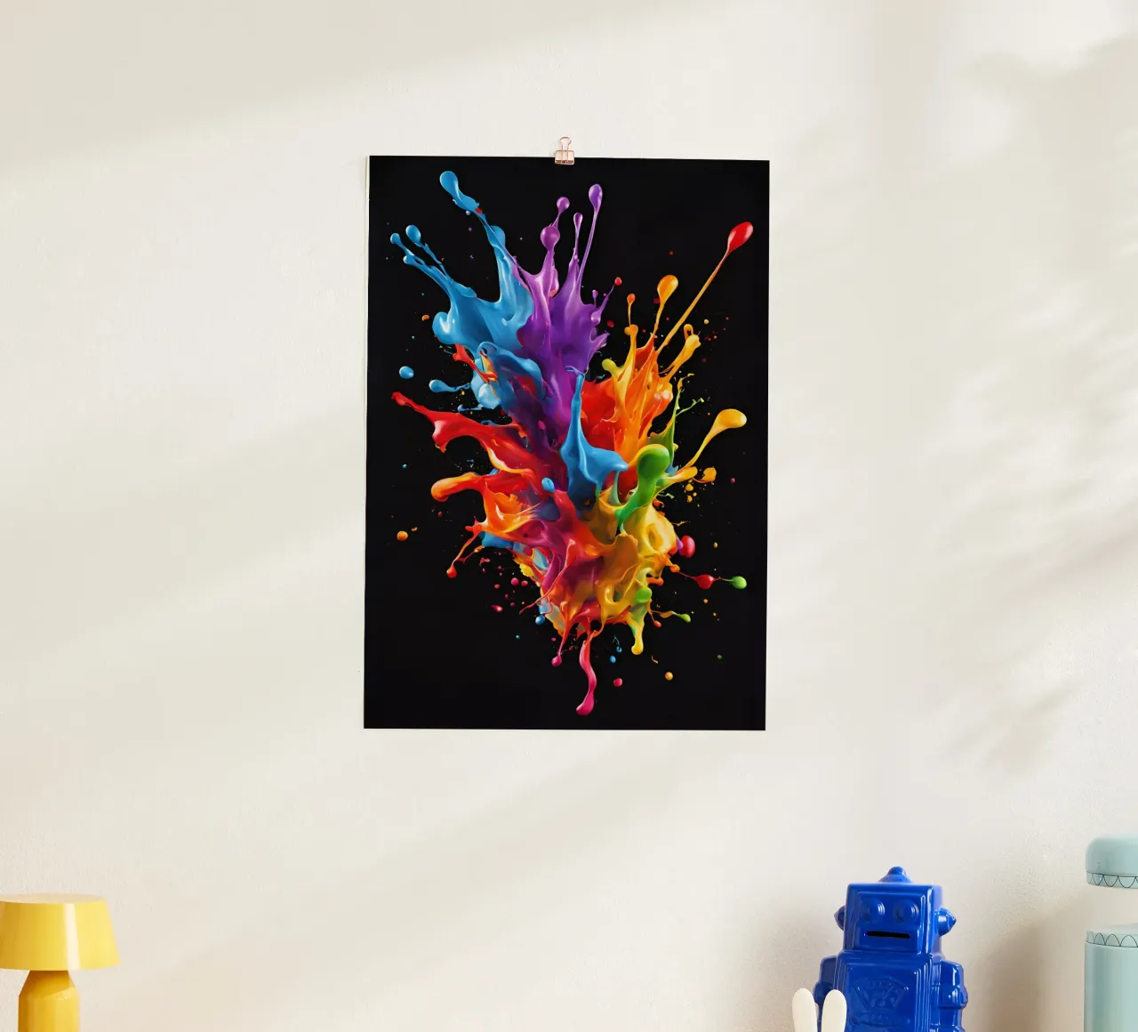 truciolo di vernice 6 poster con telaio in plastica da Rezh creations