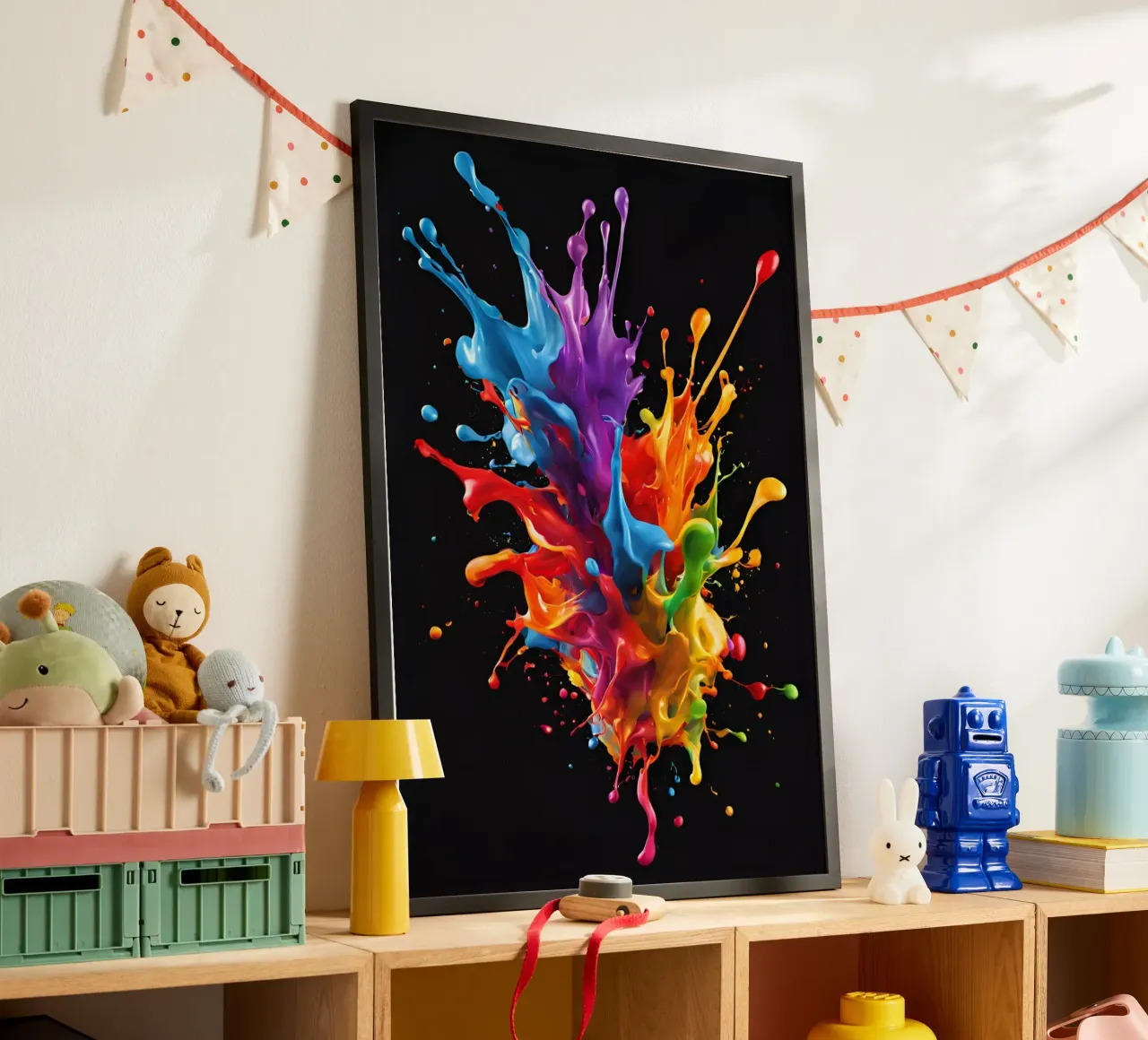 truciolo di vernice 6 poster con telaio in plastica da Rezh creations