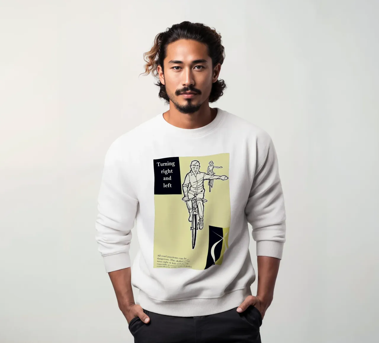 Turn Right and Left felpa da Hemingway Design