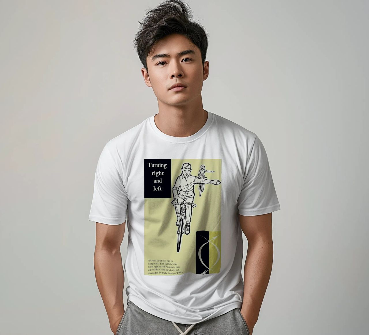 Turn Right and Left t-shirt da Hemingway Design