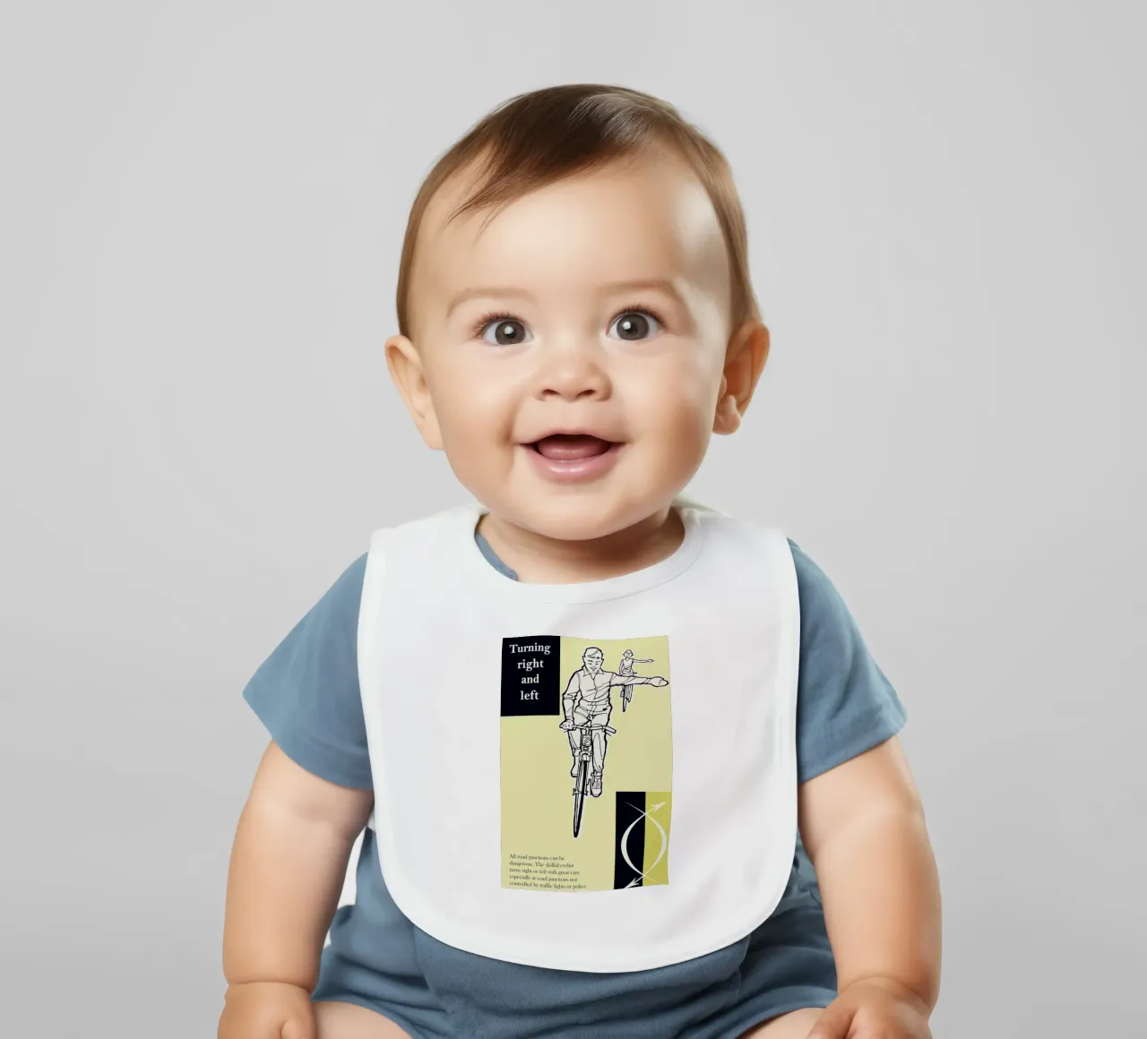 Turn Right and Left bavaglino da Hemingway Design