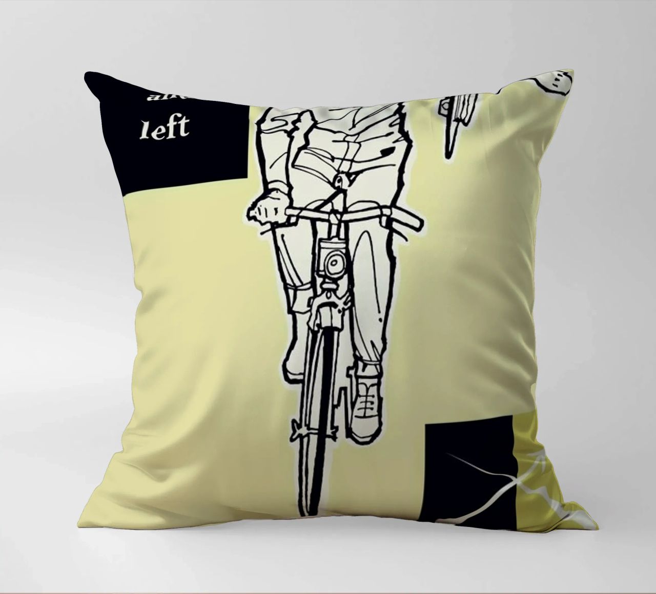 Turn Right and Left cuscino da Hemingway Design