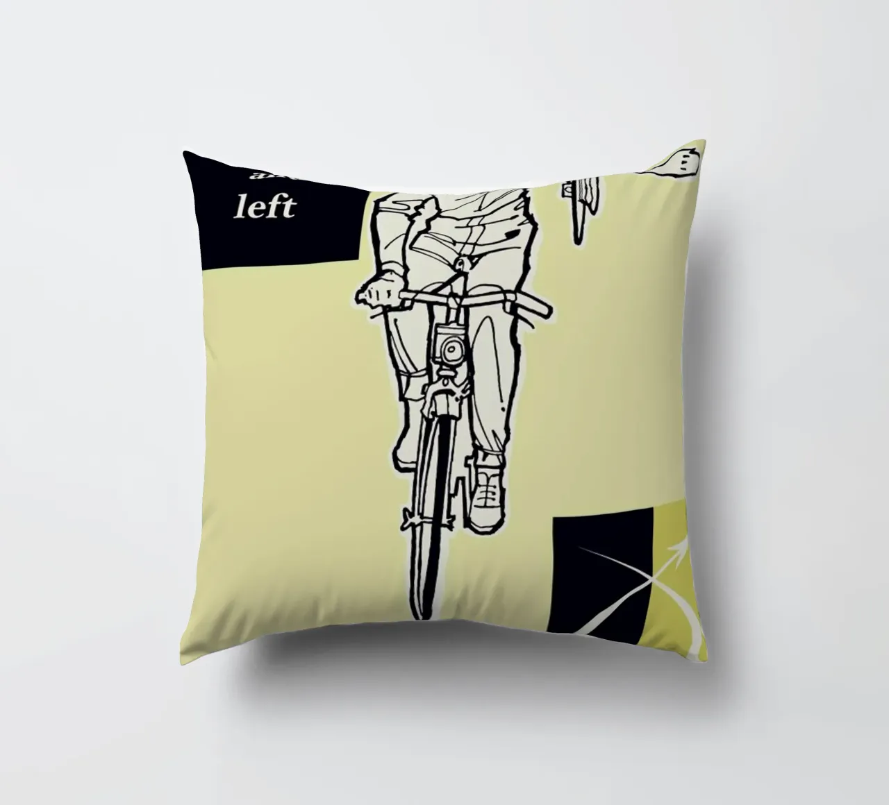 Turn Right and Left cuscino da Hemingway Design