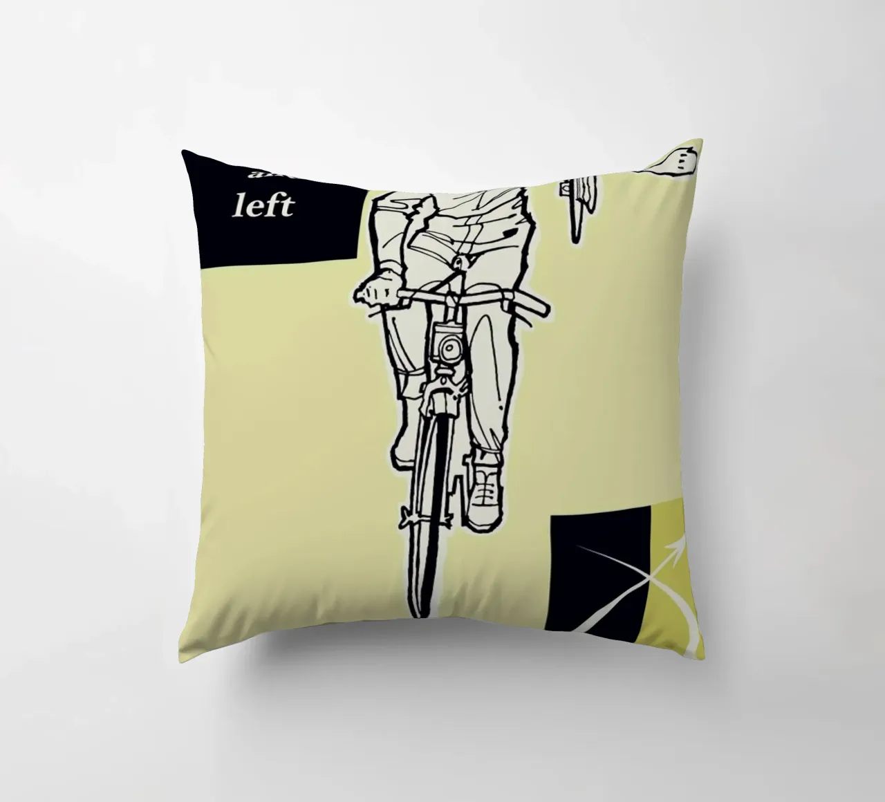 Turn Right and Left cuscino da Hemingway Design