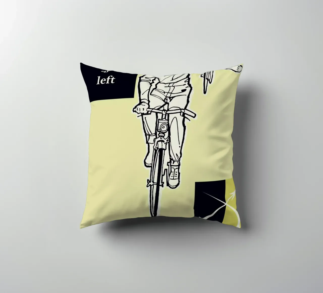 Turn Right and Left cuscino da Hemingway Design