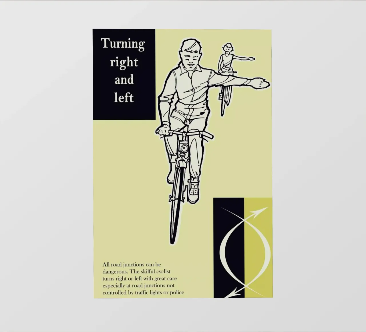 Turn Right and Left telo in pvc da Hemingway Design