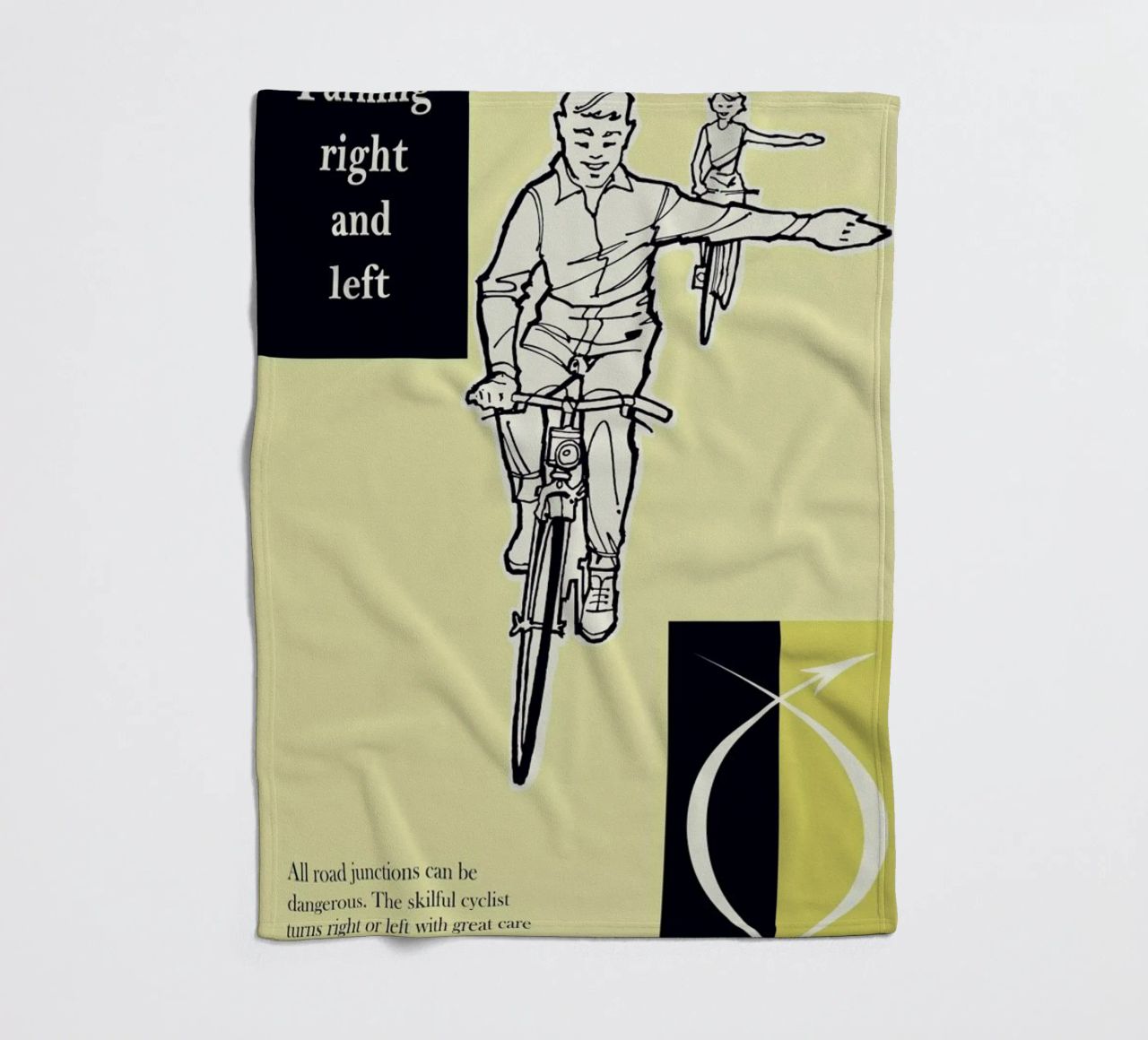 Turn Right and Left coperta in pile da Hemingway Design